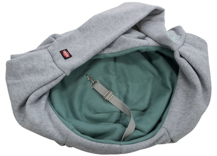 Praktische Trixie Junior Fronttasche in Hellgrau-Mint für unterwegs