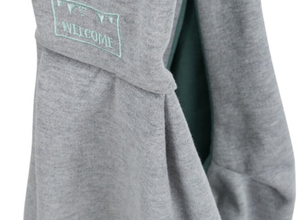 Praktische Trixie Junior Fronttasche in Hellgrau-Mint für unterwegs