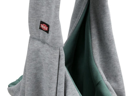 Praktische Trixie Junior Fronttasche in Hellgrau-Mint für unterwegs