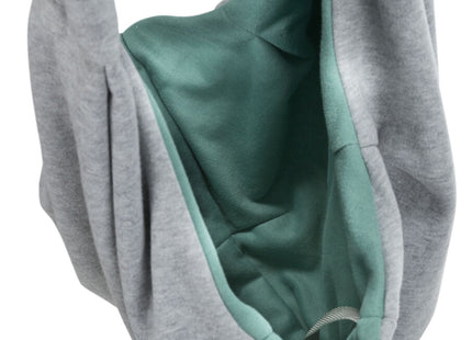 Praktische Trixie Junior Fronttasche in Hellgrau-Mint für unterwegs