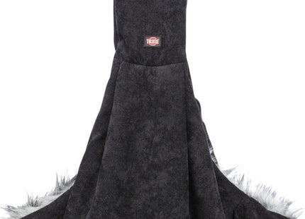 Schwarze und graue Trixie Fronttasche - praktisch und stilvoll für unterwegs