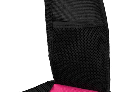 Praktische Trixie Fronttasche in Pink und Schwarz für unterwegs