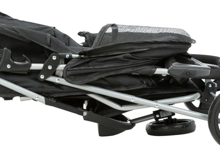 Leichter schwarzer Buggy für kleine Hunde bis 15 kg