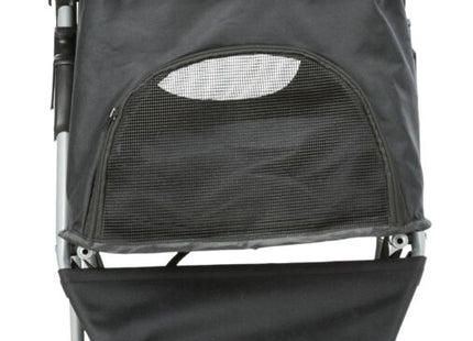 Leichter schwarzer Buggy für kleine Hunde bis 15 kg