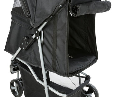 Leichter schwarzer Buggy für kleine Hunde bis 15 kg