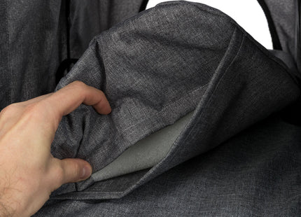 Leichter grauer Buggy für Hunde bis 15 kg