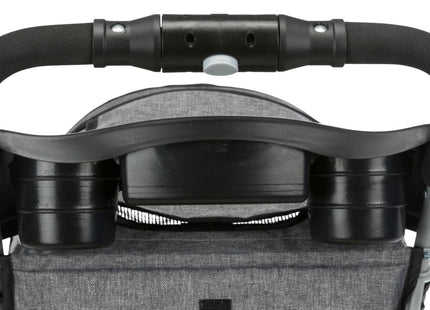 Leichter grauer Buggy für Hunde bis 15 kg