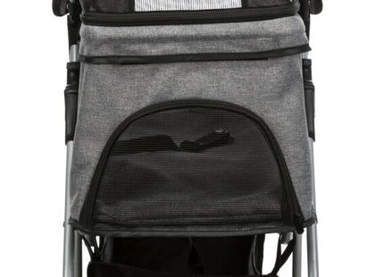 Leichter grauer Buggy für Hunde bis 15 kg
