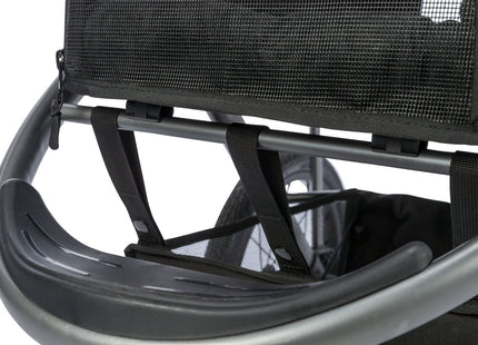 Leichter Trixie Buggy in Schwarz-Petrol für Hunde bis 12,5 kg