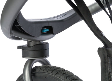 Leichter Trixie Buggy in Schwarz-Petrol für Hunde bis 12,5 kg