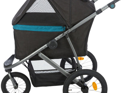 Leichter Trixie Buggy in Schwarz-Petrol für Hunde bis 12,5 kg