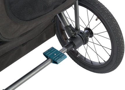 Leichter Trixie Buggy in Schwarz-Petrol für Hunde bis 12,5 kg