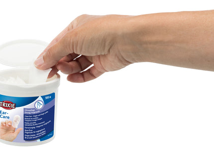 Trixie Pflege-Fingerlinge Ohren 50 Stk