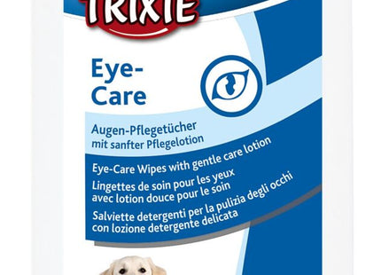 Trixie Pflegetücher für die Augen 30 Stk. - sanfte Reinigungstücher für Haustiere