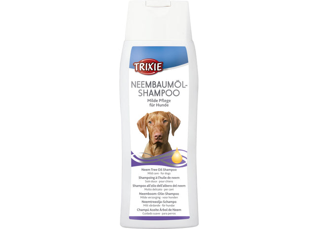 Trixie Neembaum-Öl Shampoo 250 ml - Natürliches Shampoo für glänzendes und gesundes Hundefell