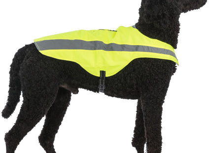 Sicherheitsweste für Hunde in leuchtendem Gelb