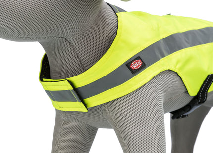 Sicherheitsweste für Hunde in leuchtendem Gelb