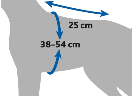 Sicherheitsweste für Hunde in leuchtendem Gelb