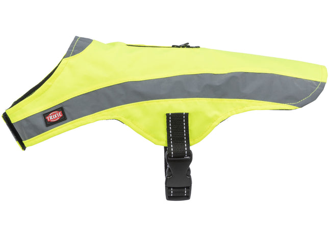 Sicherheitsweste für Hunde in leuchtendem Gelb