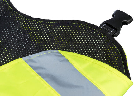 Sicherheitsweste für Hunde in leuchtendem Gelb