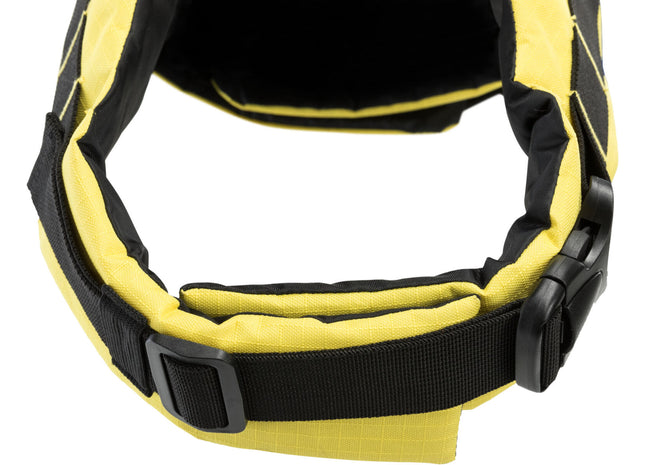 Schwimmweste für Hunde in Gelb-Schwarz, ideal für sicheres Schwimmen