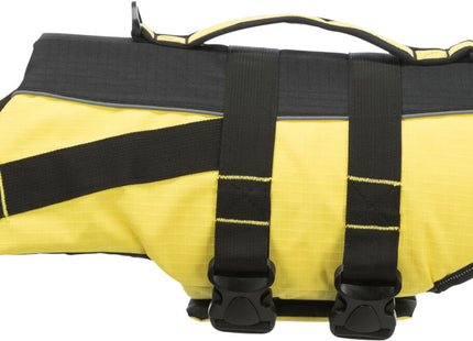 Schwimmweste für Hunde in Gelb-Schwarz, ideal für sicheres Schwimmen