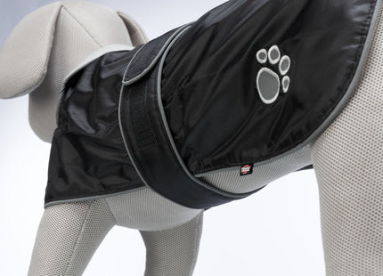 Trixie TCoat Orleans – Reflektierender Hundemantel schwarz 30cm