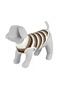 Weiss-braun gestreifter Trixie Hamilton Pullover für einen lässigen Look