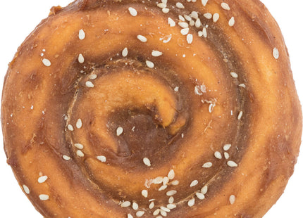 Trixie Denta Fun Chewing Pie für Hunde, 50 Stück à 70 g, Durchmesser 9 cm