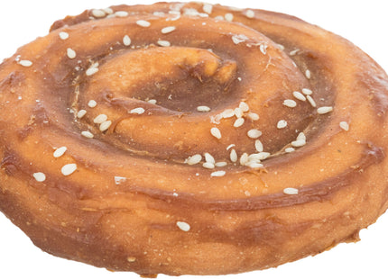 Trixie Denta Fun Chewing Pie für Hunde, 50 Stück à 70 g, Durchmesser 9 cm