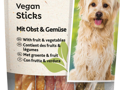 Trixie Vegan Sticks mit Obst und Gemüse, 100 g - Leckere vegane Snacks für Hunde