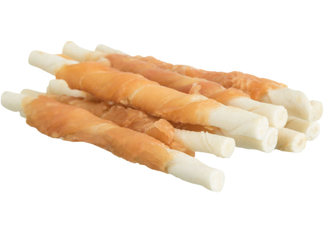 Trixie Denta Fun Kaurollen - Hundesnack, Huhn, 12 cm
