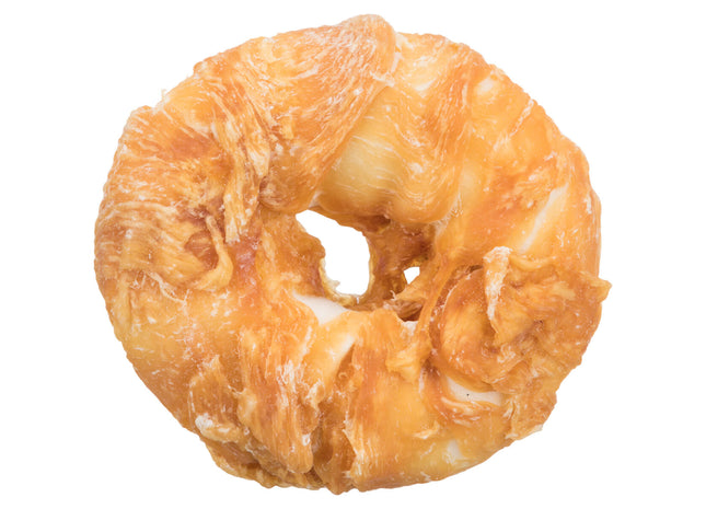 Trixie Denta Fun Kauring Huhn Snack für Hunde 6 Stück à 110 g mit einem Durchmesser von 10 cm