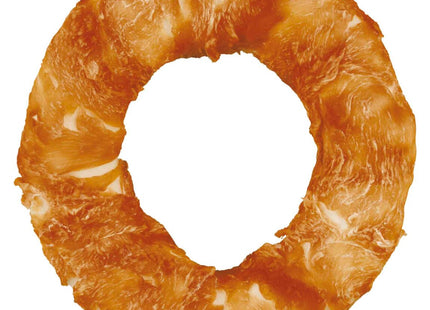 Trixie Denta Fun Kauring Huhn - Zahnpflege für Hunde, Spielzeug in Ringform mit Huhngeschmack, ideal für die Zahngesundheit und zur Unterhaltung