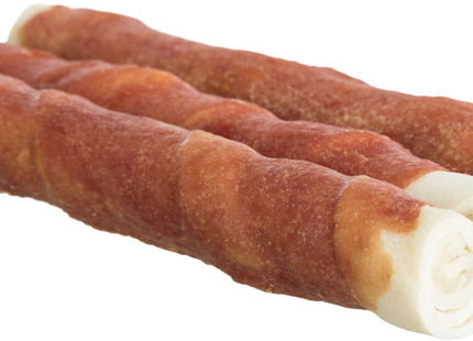 Trixie Denta Fun Duck Chewing Rolls, 3 Stk. à 140 g, 17 cm, Hundesnack für die Zahnpflege