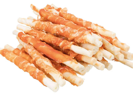 Trixie Denta Fun Kaurollen - Hundesnack, Huhn, 12 cm