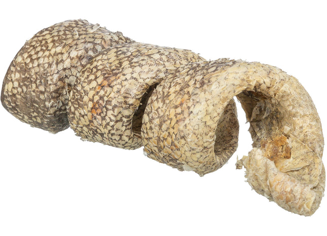 Trixie Denta Fun Curl - Kaurollen Rinderhaut Kabeljau