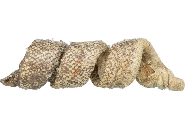 Trixie Denta Fun Curl - Kaurollen Rinderhaut Kabeljau