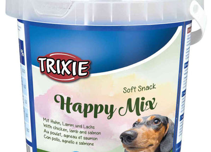 Trixie Soft Snack Happy Mix 500g - Leckere und weiche Snacks für Hunde in einer 500g Packung