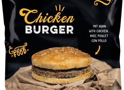 Trixie Chicken Burger 6 Stk. à 140 g 9 cm - hochwertige Hundefutter Leckerbissen