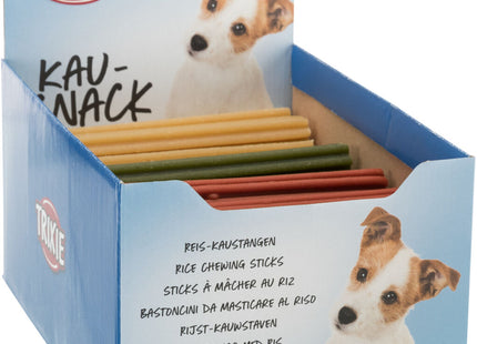 Trixie Reis-Kaustange 70 Stk. à 45 g 17 cm - hochwertige Leckerli für Hunde, ideal für Training und Belohnung