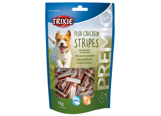 Trixie Esquisita Premio Stripes - Hühnchen & Seelachs Snacks