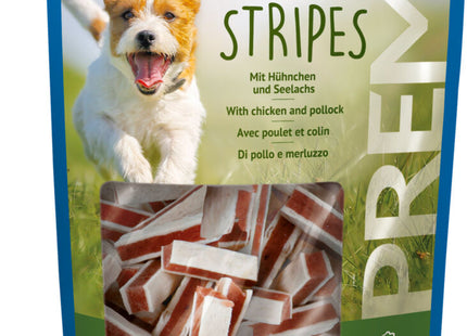 Trixie - „Esquisita Premio“ Stripes, Hühnchen & Seelachs, Hundesnack, 6Stk. à 75g