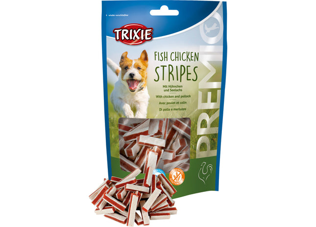 Trixie Esquisita Premio Stripes - Hühnchen & Seelachs Snacks