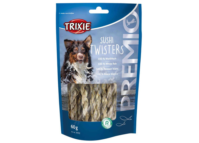 Trixie Premio Sushi Twisters, 6 Stk. à 60 g - Leckere und gesunde Belohnung für Hunde