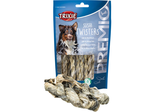 Trixie Premio Sushi Twisters, 6 Stk. à 60 g - Leckere und gesunde Belohnung für Hunde