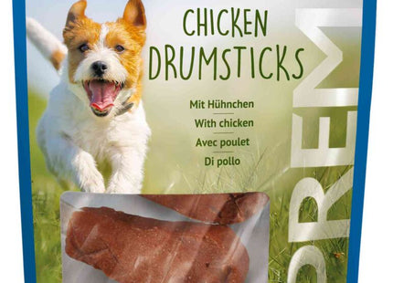 Trixie Premio Chicken Drumsticks 5-6 Stk 95g - hochwertige Hunde Leckerli, ideal für Training und Belohnung