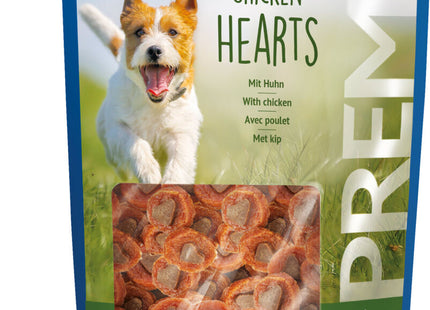 Trixie PREMIO Chicken Hearts mit Huhn 100 g - Hochwertiges Hundefutter mit leckeren Hühnerherzen