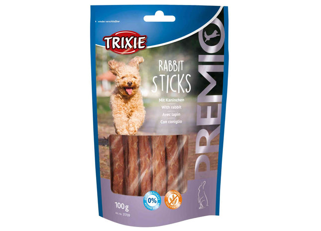 Trixie PREMIO Rabbit Sticks 6 Stück à 100 g - Leckere Belohnung für Kaninchen