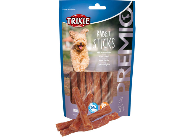 Trixie PREMIO Rabbit Sticks 6 Stück à 100 g - Leckere Belohnung für Kaninchen